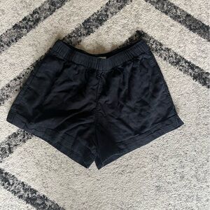 Abercrombie & Fitch Black Women's Linen Shorts L